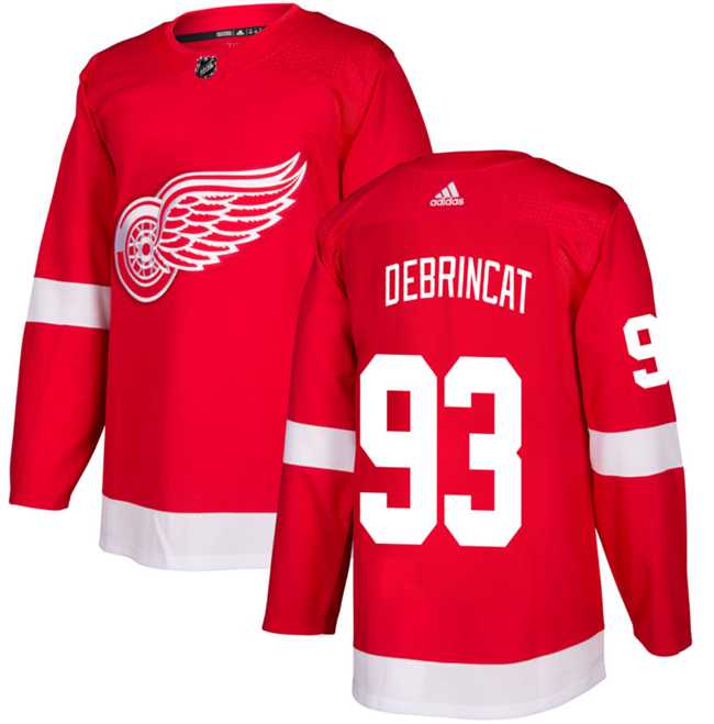 Mens Detroit Red Wings #93 Alex DeBrincat Red Stitched Jersey->detroit red wings->NHL Jersey